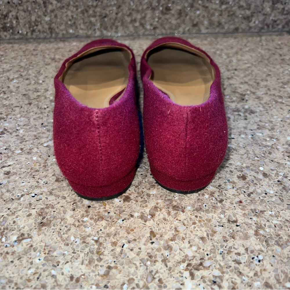 Tory Burch Antonia Loafer - Imperial Garnet & Navy size 9.5 worn once! - Picture 5 of 6